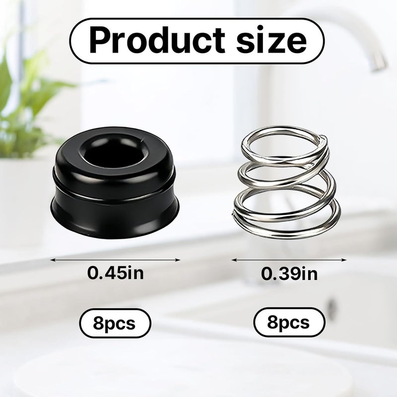 QDOCURO 8 Pcs RP4993 Faucet repair kit Faucet stem assembly Replacement Kit for Delta 2 handle faucet repair kit Includes Springs and Seats - Image 2
